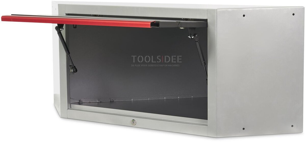 HBM Deluxe Veggskap Hjørne med gassfjærer for verkstedutstyr