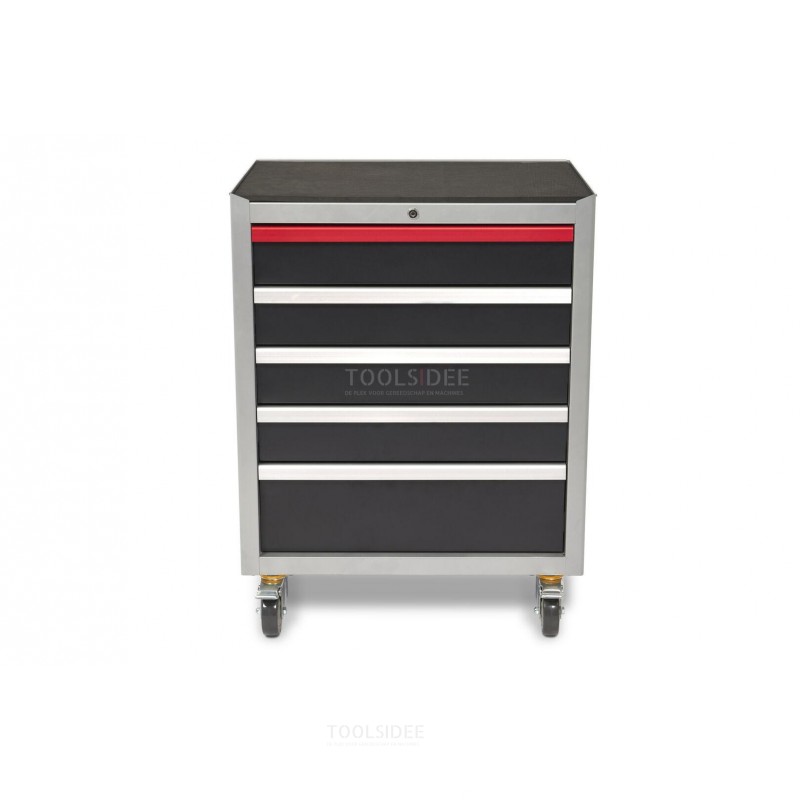 HBM 5 Drawers Deluxe Professional Tool Trolley for Workshop Equipment
