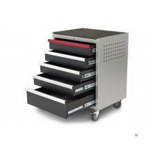 HBM Deluxe Profi-Werkzeugwagen mit 5 Schubladen für Werkstattausrüstung HBM Deluxe Profi-Werkzeugwagen mit 5 Schubladen für Werkstattausrüstung