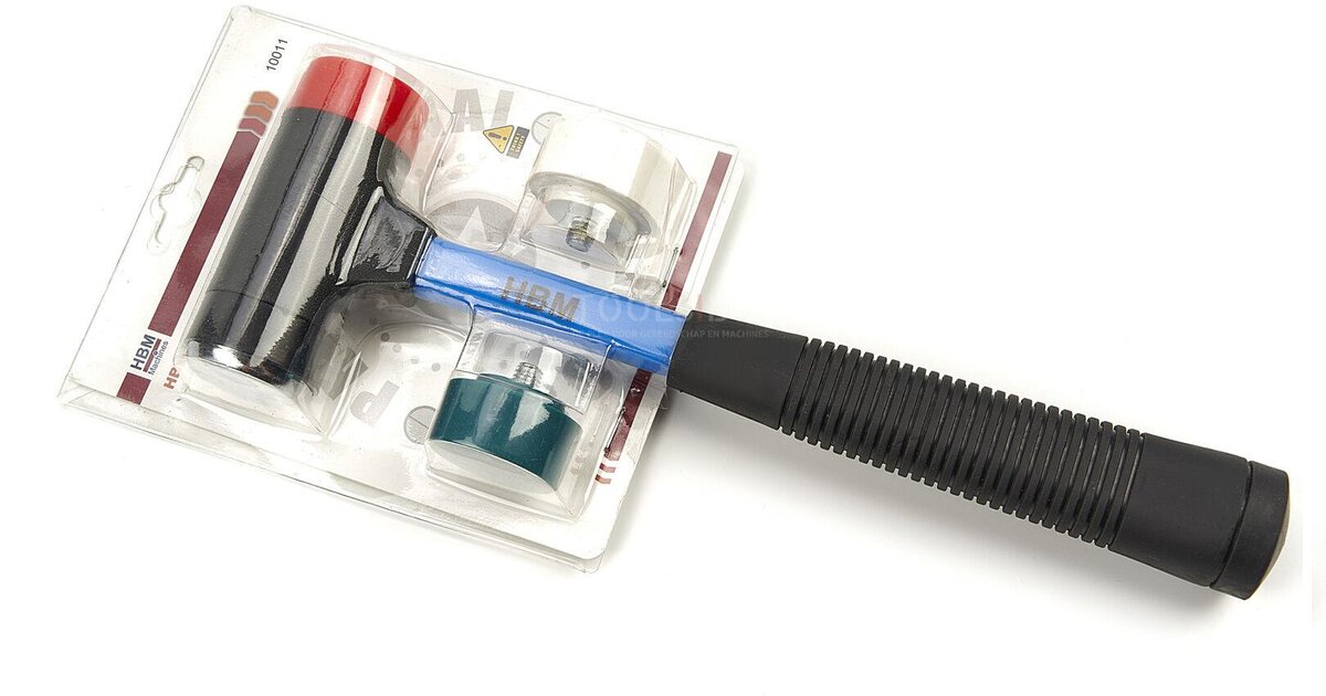 HBM 37 mm hammer med 4 utskiftbare hoder