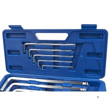 HBM 10 deler lang metrisk unbrakonøkkel sett STORE STØRRELSER HBM 10 deler lang metrisk unbrakonøkkel sett STORE STØRRELSER