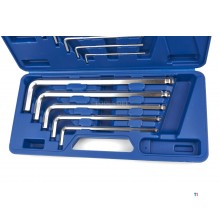 HBM 10 deler lang metrisk unbrakonøkkel sett STORE STØRRELSER HBM 10 deler lang metrisk unbrakonøkkel sett STORE STØRRELSER