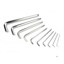 HBM 10 deler lang metrisk unbrakonøkkel sett STORE STØRRELSER HBM 10 deler lang metrisk unbrakonøkkel sett STORE STØRRELSER