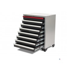HBM 8 skuffer Deluxe professionelt værktøjsskab til værkstedsudstyr