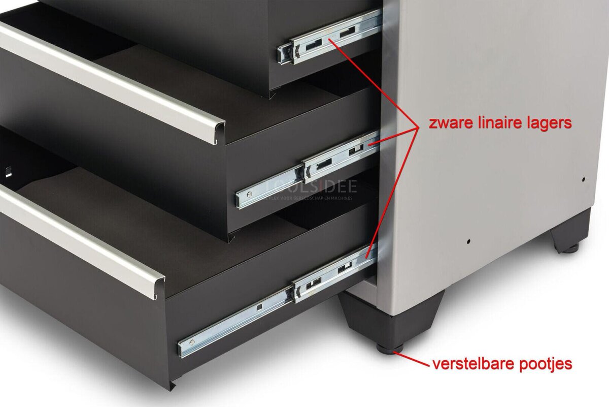 HBM 7 Drawers Deluxe Professional Tool Cabinet for Workshop Equipment HBM 7 Drawers Deluxe Professional Tool Cabinet for Workshop Equipment