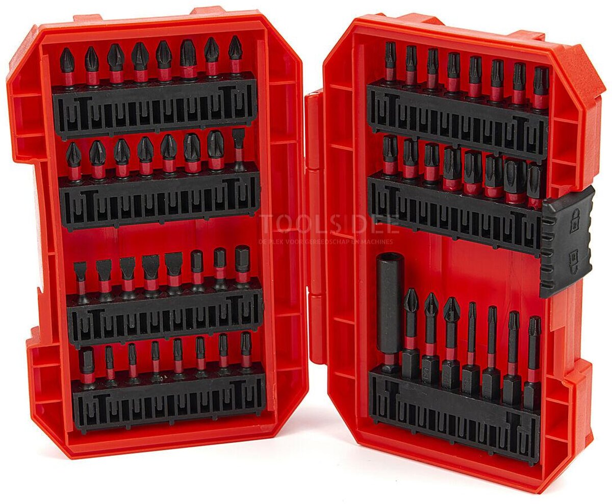 Set di punte per viti a percussione professionale HBM da 56 pezzi