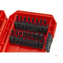 Set di punte per viti a percussione professionale HBM da 56 pezzi