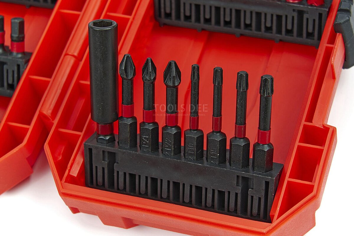 Set di punte per viti a percussione professionale HBM da 56 pezzi