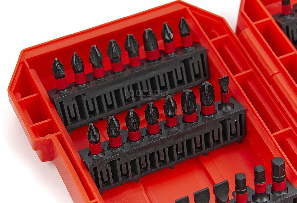 Set di punte per viti a percussione professionale HBM da 56 pezzi