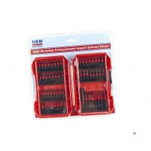 Set di punte per viti a percussione professionale HBM da 56 pezzi