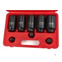 HBM 8-delt drevaksel-sæt, monteringssæt med 1/2 