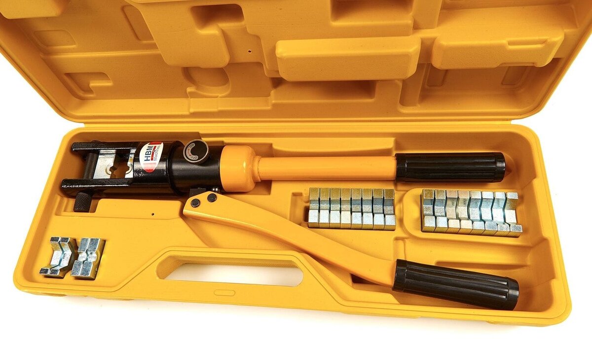 HBM 12 Ton Hydraulisk Krympeverktøy 16 - 300 mm2 HBM 12 Ton Hydraulisk Krympeverktøy 16 - 300 mm2