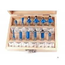 HBM 12 stykk trefresesett