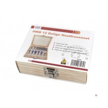 HBM 12 stykk trefresesett