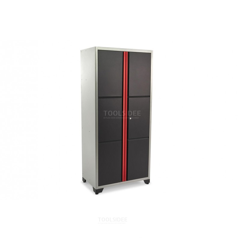 HBM Deluxe Double Professional Tool Cabinet for Workshop Equipment