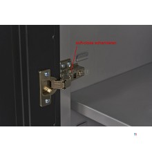 HBM Deluxe Double Professional Tool Cabinet for Workshop Equipment HBM Deluxe Double Professional Tool Cabinet for Workshop Equipment