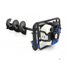 Taladro de tierra profesional HBM 52 cc con motor de gasolina - incluye 3 taladros 100/150/200 mm.