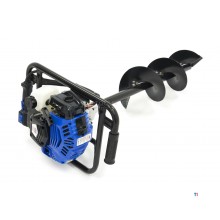 Taladro de tierra profesional HBM 52 cc con motor de gasolina - incluye 3 taladros 100/150/200 mm.