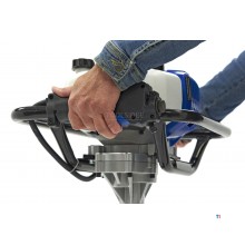 Taladro de tierra profesional HBM 52 cc con motor de gasolina - incluye 3 taladros 100/150/200 mm.