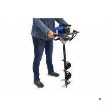 Taladro de tierra profesional HBM 52 cc con motor de gasolina - incluye 3 taladros 100/150/200 mm.