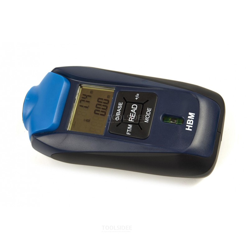 Télémètre numérique à ultrasons HBM 0,6 - 16 M avec pointeur laser