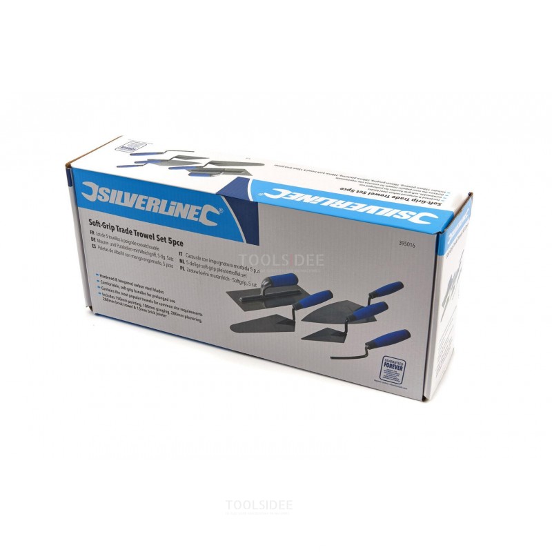 Silverline 5-Delige soft-grip pleistertroffel set