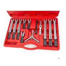 HBM 14 Piece Professional 3 Arm Puller Puller Set 105, 210, 265 mm HBM 14 Piece Professional 3 Arm Puller Puller Set 105, 210, 265 mm