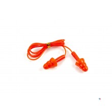 Tapones para los oídos impermeables de silicona con cordón HBM SNR 29 DB Empaquetado por par