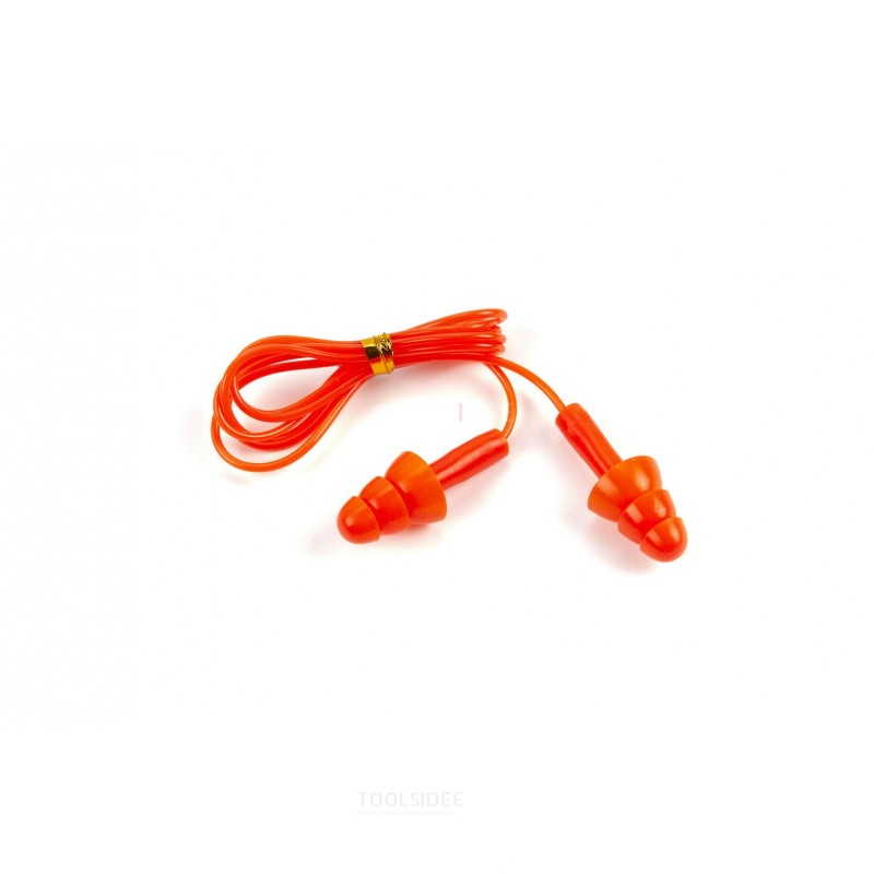 Bouchons d'oreille étanches en silicone avec cordon HBM SNR 29 DB emballés par paire