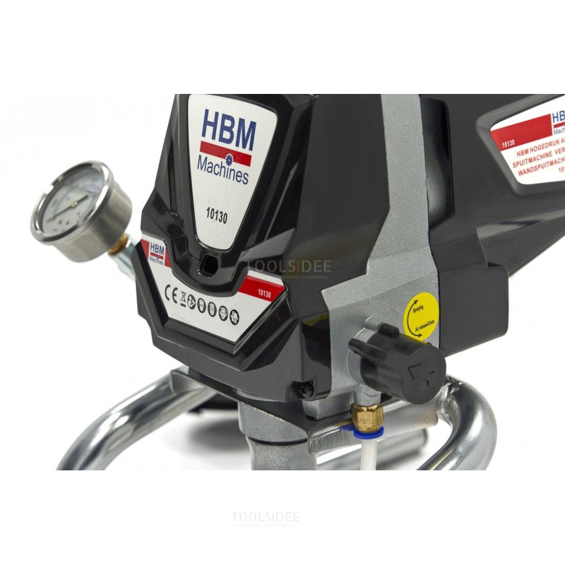 HBM højtryks luftfri sprøjtemaskine Malingssprøjte Vægsprøjtemaskinsæt 1010 Watt