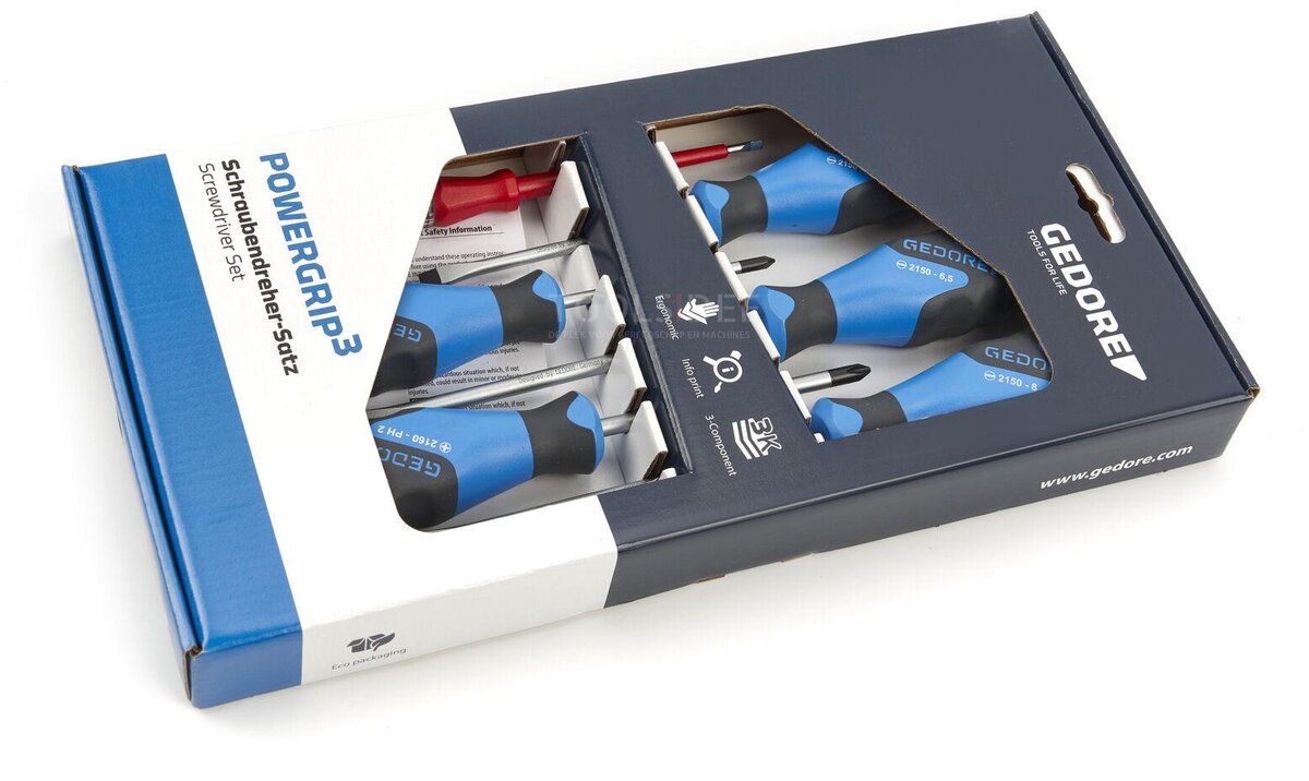 Gedore C 2150-60 PH-06 Century sechsteiliger Schraubendrehersatz