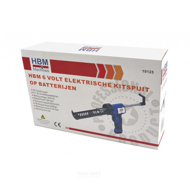 HBM 6 Volt Elektro-Kartuschenpistole mit Batterien