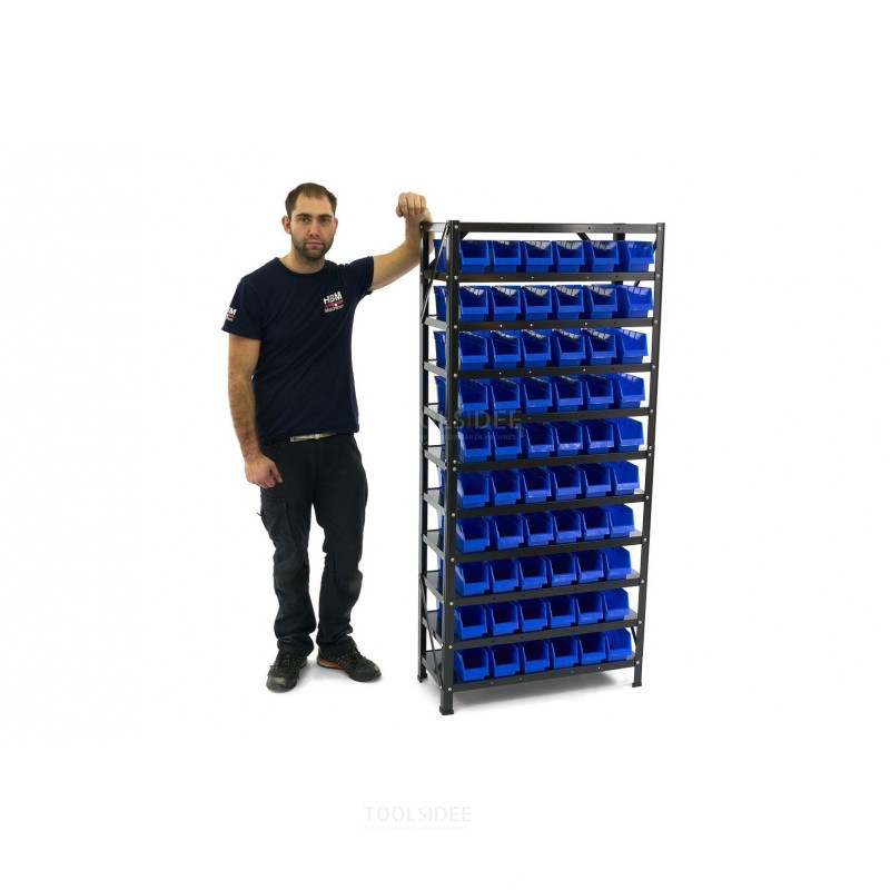 HBM Bakkenkast, Sistema de almacenamiento, Rack con 60 contenedores de almacenamiento