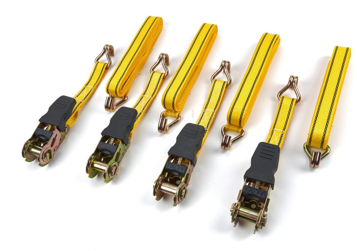 HBM 4 stykke 700 kg surringsrem sæt HBM 4 stykke 700 kg surringsrem sæt