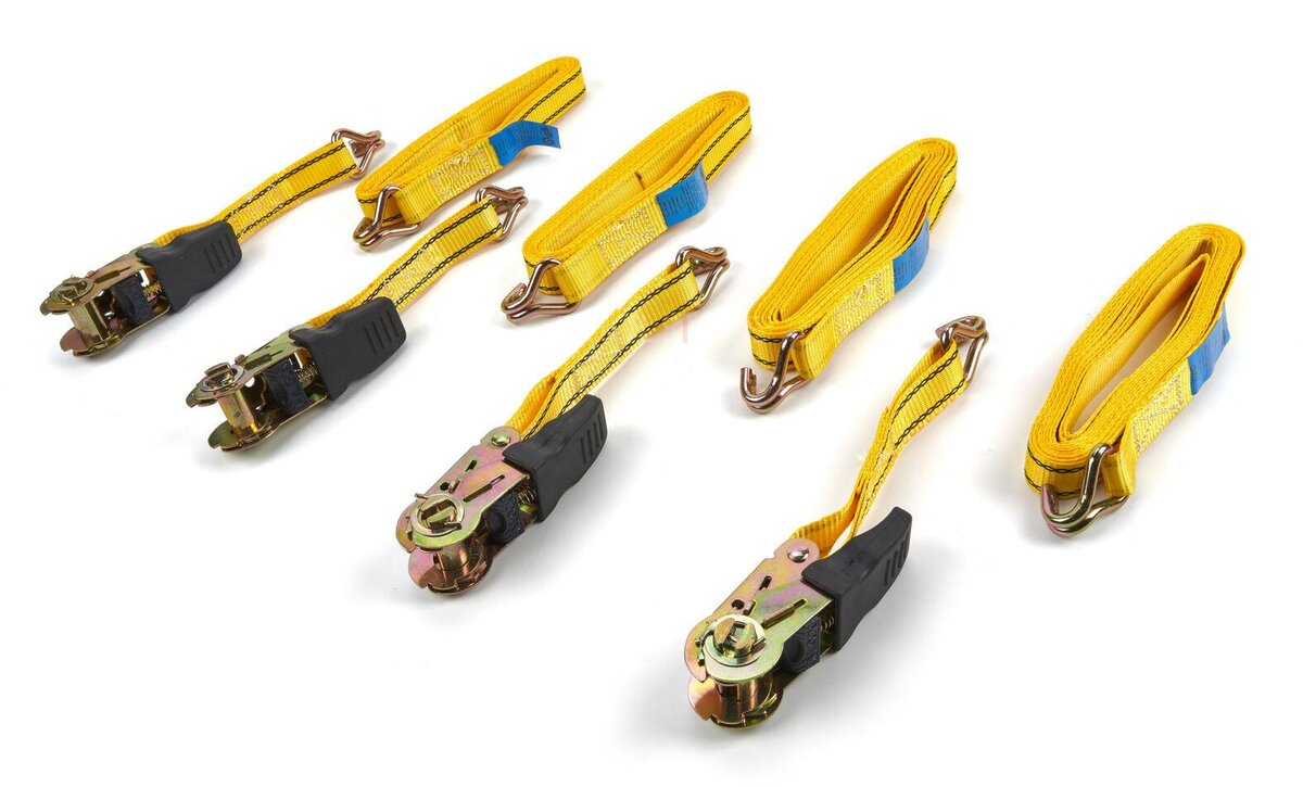 HBM 4 stykke 700 kg surringsrem sæt HBM 4 stykke 700 kg surringsrem sæt