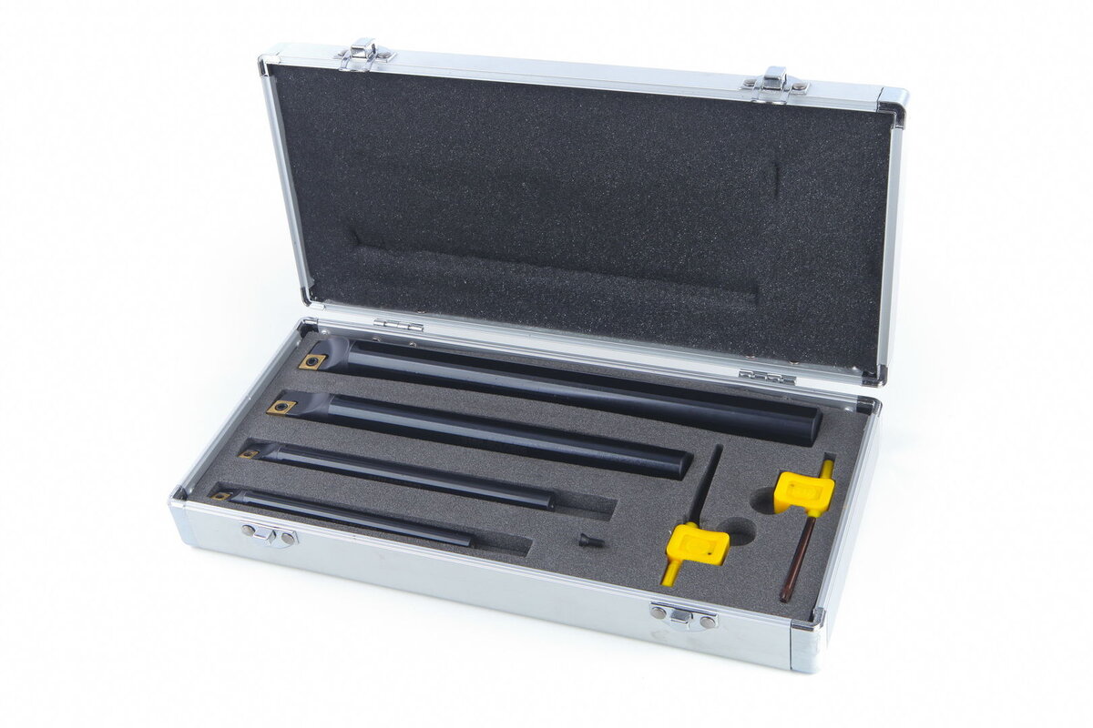 HBM 4-teiliger Satz Innendrehmeißel mit HM-Wendeplatten