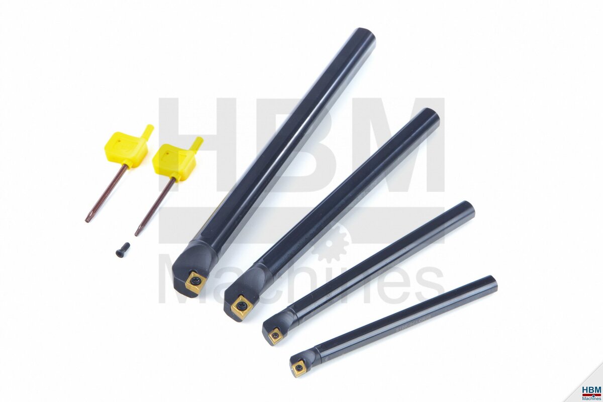 HBM 4-teiliger Satz Innendrehmeißel mit HM-Wendeplatten