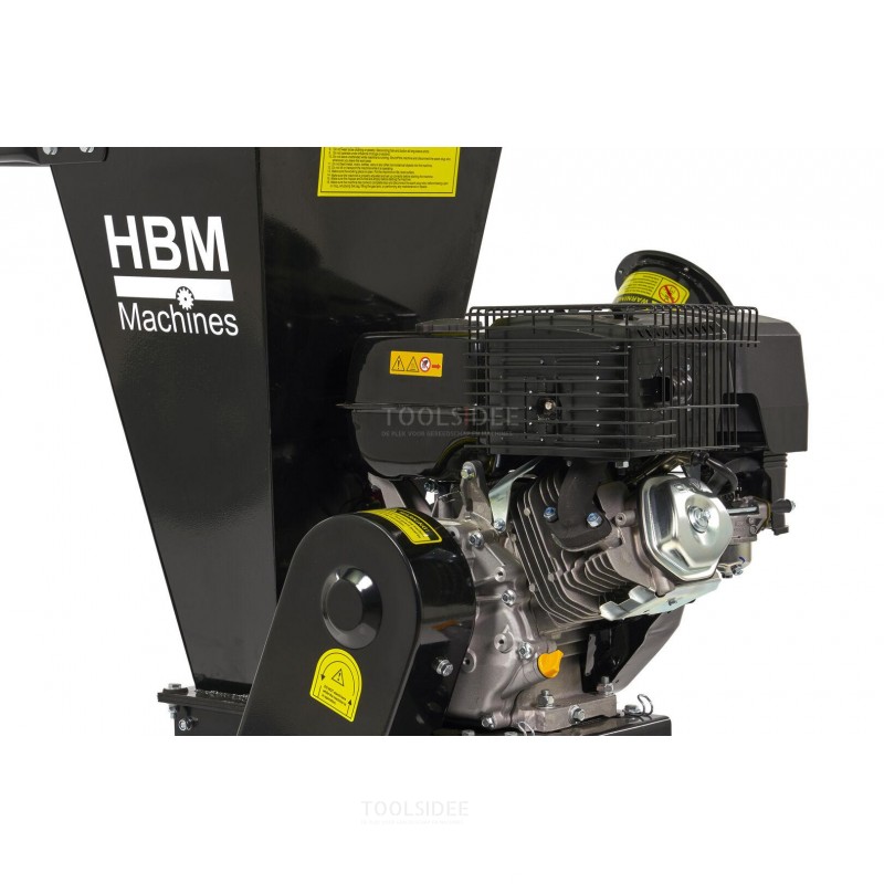 HBM 4 Stroke 15 HP - 420 cc Petrol Shredder - Wood chipper