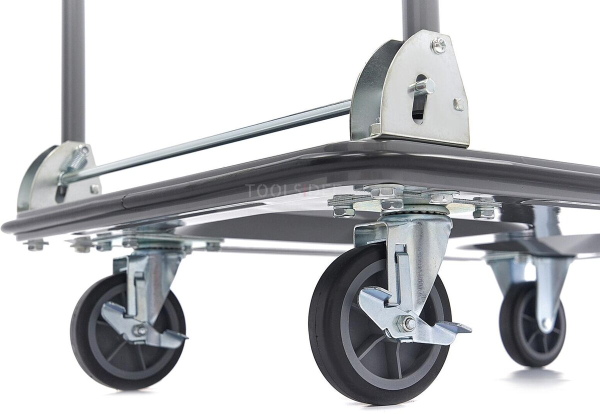 HBM 350 kilo sammenleggbar transportvogn, transportvogn med brems