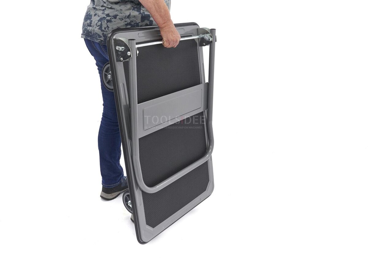 HBM 350 kilo sammenleggbar transportvogn, transportvogn med brems