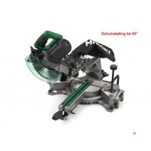 HiKOKI C8FSHG WAZ 1100 Watt Radiaalzaag, Afkortzaag, Trekzaag