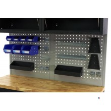 HBM 136 Cm. Professionell mobil arbetsbänk med skåpvägg och tillbehör