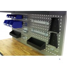 HBM 136 Cm. Professionell mobil arbetsbänk med skåpvägg och tillbehör