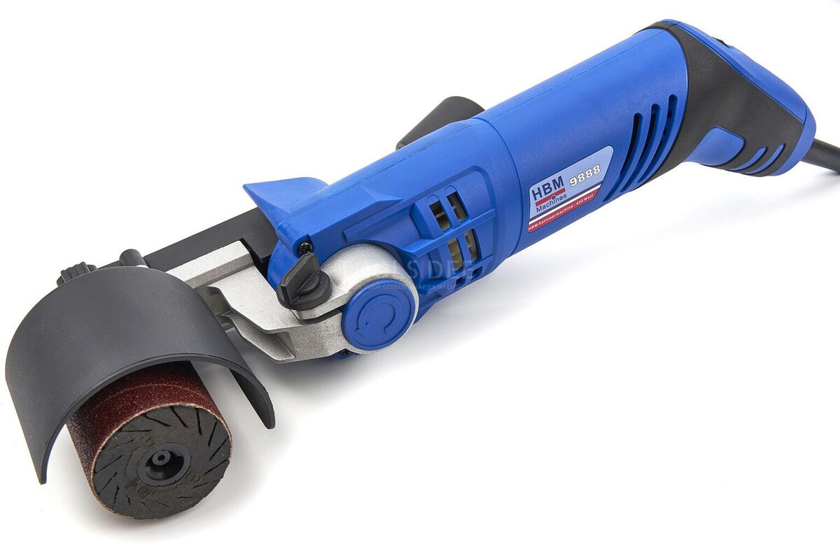 HBM Satineermachine - Borstelmachine Met Kantelbare Kop - 420 Watt HBM Satineermachine - Borstelmachine Met Kantelbare Kop - 420 Watt
