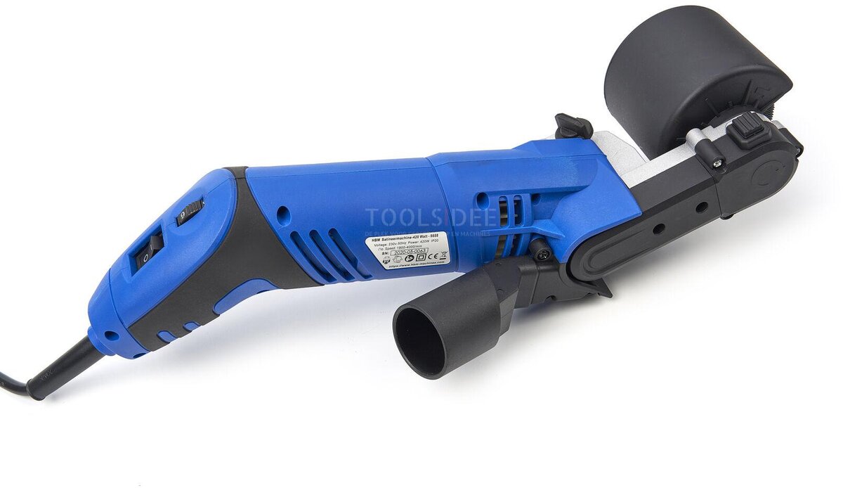 HBM Satineermachine - Borstelmachine Met Kantelbare Kop - 420 Watt HBM Satineermachine - Borstelmachine Met Kantelbare Kop - 420 Watt