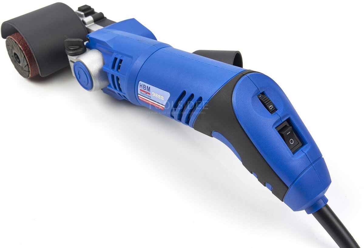 HBM Satineermachine - Borstelmachine Met Kantelbare Kop - 420 Watt HBM Satineermachine - Borstelmachine Met Kantelbare Kop - 420 Watt