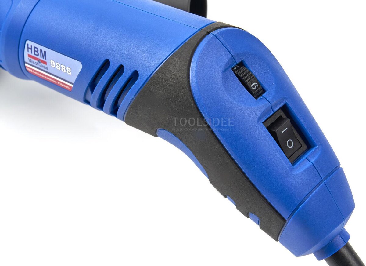 HBM Satineermachine - Borstelmachine Met Kantelbare Kop - 420 Watt HBM Satineermachine - Borstelmachine Met Kantelbare Kop - 420 Watt