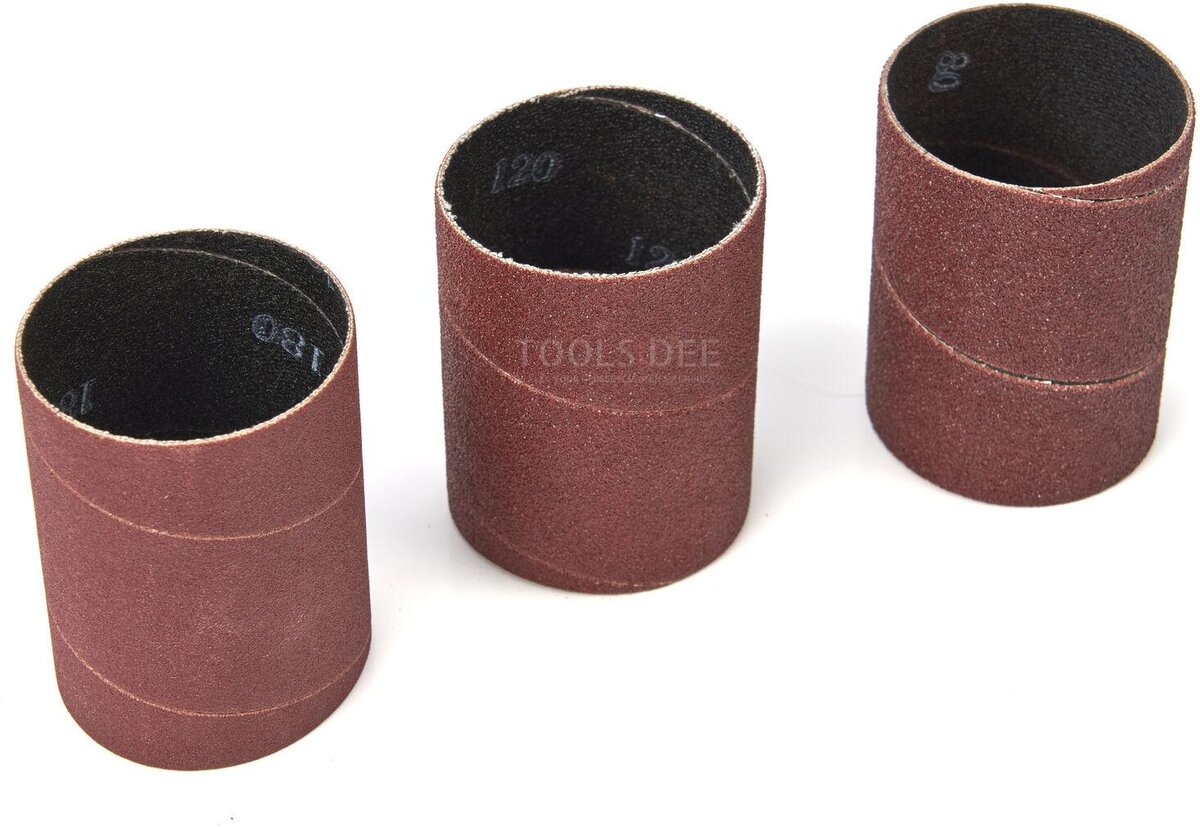 Set tamburo abrasivo a 3 pezzi HBM per la macchina per satinare HBM - Spazzola con testa inclinabile - 420 Watt