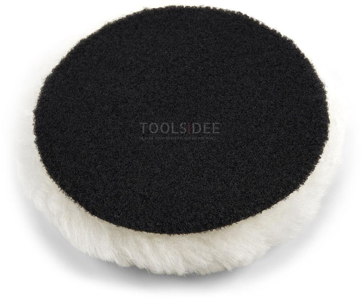 HBM 125 mm. Lamswollen Polijstkussen Met Klittenband