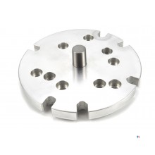 HBM Aluminium Flens 150 mm voor 100 en 125 mm Klauwplaat DIN 6350